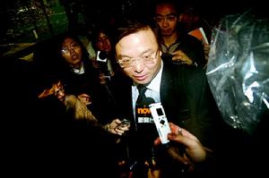 楊照東出席黃光裕庭審現場