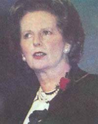 撒切爾夫人成為第一個(gè)英國女首相