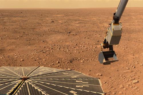 火星探測器“鳳凰號”成功降落火星北極區