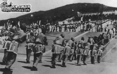 孫中山靈柩由北平移至南京中山陵
