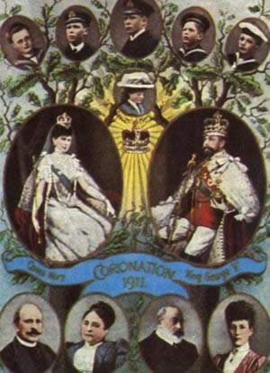 英國(guó)國(guó)王喬治五世加冕