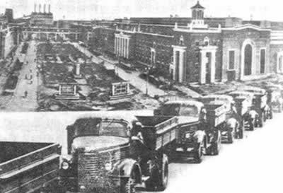 我國(guó)第一批解放牌汽車(chē)試制成功
