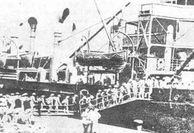 1944年8月4日 日軍大規(guī)模擄掠勞工（圖片來源：歷史上的今天TodayOnHistory.com）