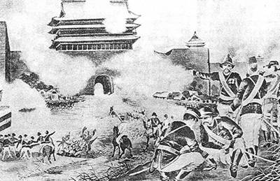 八國聯(lián)軍攻陷天津燒殺搶掠