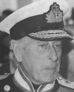 英國海軍元帥蒙巴頓逝世