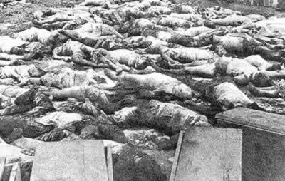 日機(jī)轟炸上海，平民死傷無數(shù)