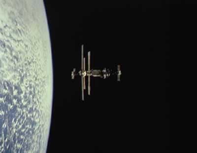 蘇聯宇宙飛船與空間站對接成功