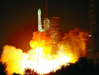 “長征三號乙”運載火箭發射成功