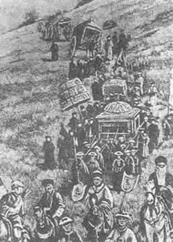 八國聯軍入京，慈禧光緒倉皇避難