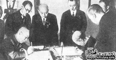 日本正式承認“滿洲國”