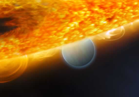 美國NASA哈勃望遠鏡發現太陽系外行星大氣層含二氧化碳