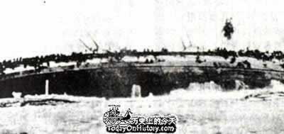 英軍擊沉德國“布柳徹”號戰艦