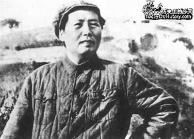 1948年4月1日 毛澤東提出新民主主義革命總路線和總政策（圖片來源：歷史上的今天TodayOnHistory.com）