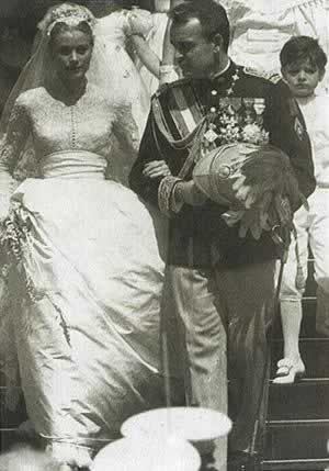 摩納哥王子與女影星格雷斯·凱麗結婚