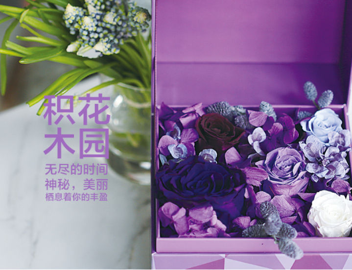 紫玫瑰花語