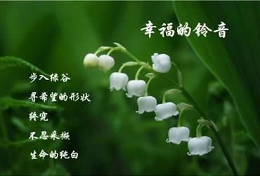 鈴蘭的花語