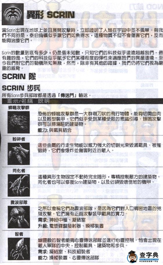 《命令與征服3泰伯利亞戰爭》國家scrin完全資料1