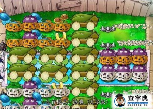 《植物大戰僵尸》無傷陣型進化過程1