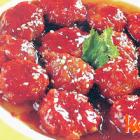 煎牛肉丸子