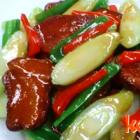 蔥爆羊肉丁（一）