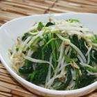 菠菜炒豆芽