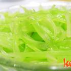 蔥油萵筍絲
