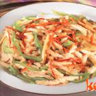 豆腐干絲炒甜椒