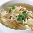 金針香菜肉片湯