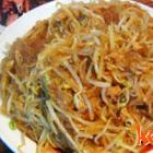 綠豆芽炒肉絲粉
