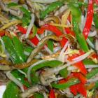 青椒炒鱔絲