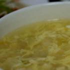 雪梨豆腐蛋花湯