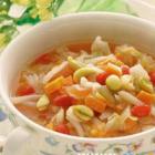 番茄大豆芽草菇豆腐湯
