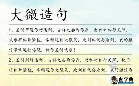 大微造句