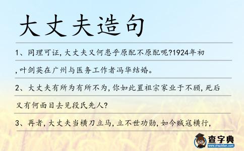 大丈夫造句