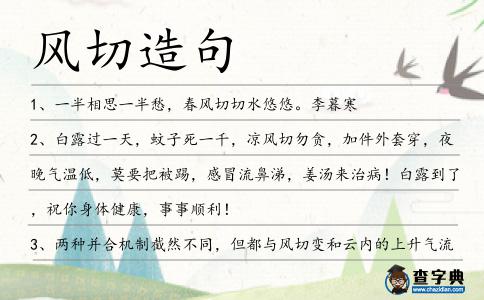 風(fēng)切造句