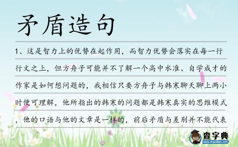 矛盾造句