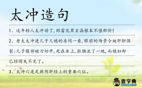 太沖造句