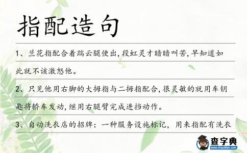 指配造句