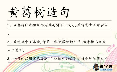 黃葛樹造句