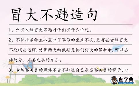 冒大不韙造句