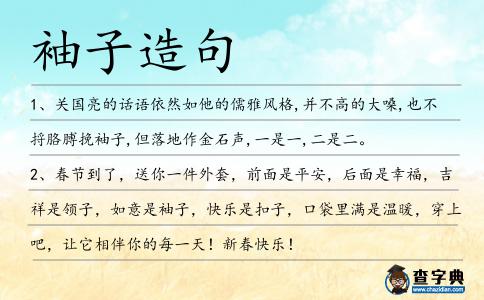 袖子造句