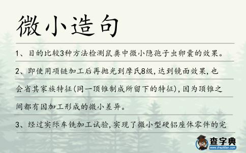 微小造句