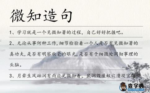 微知造句