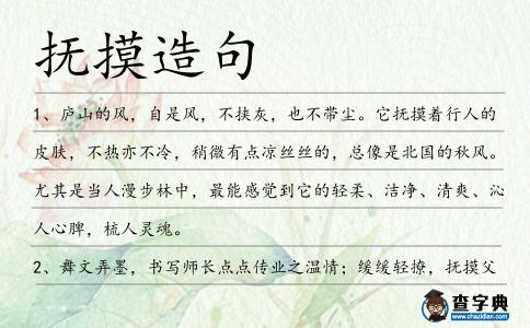 撫摸造句