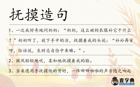 撫摸造句