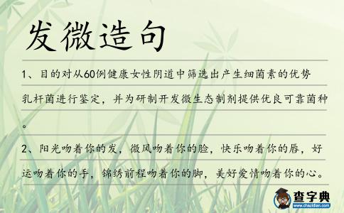 發微造句