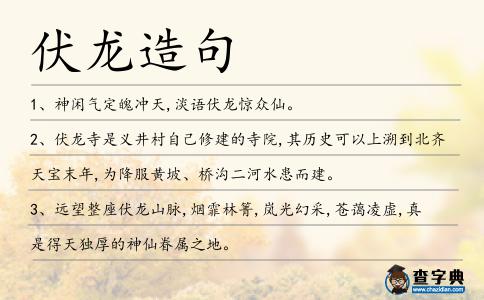 伏龍造句