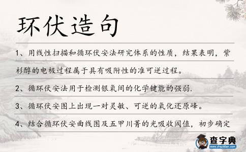環(huán)伏造句