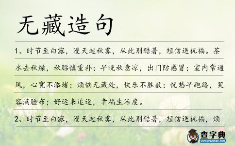 無藏造句