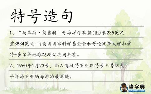 特號造句